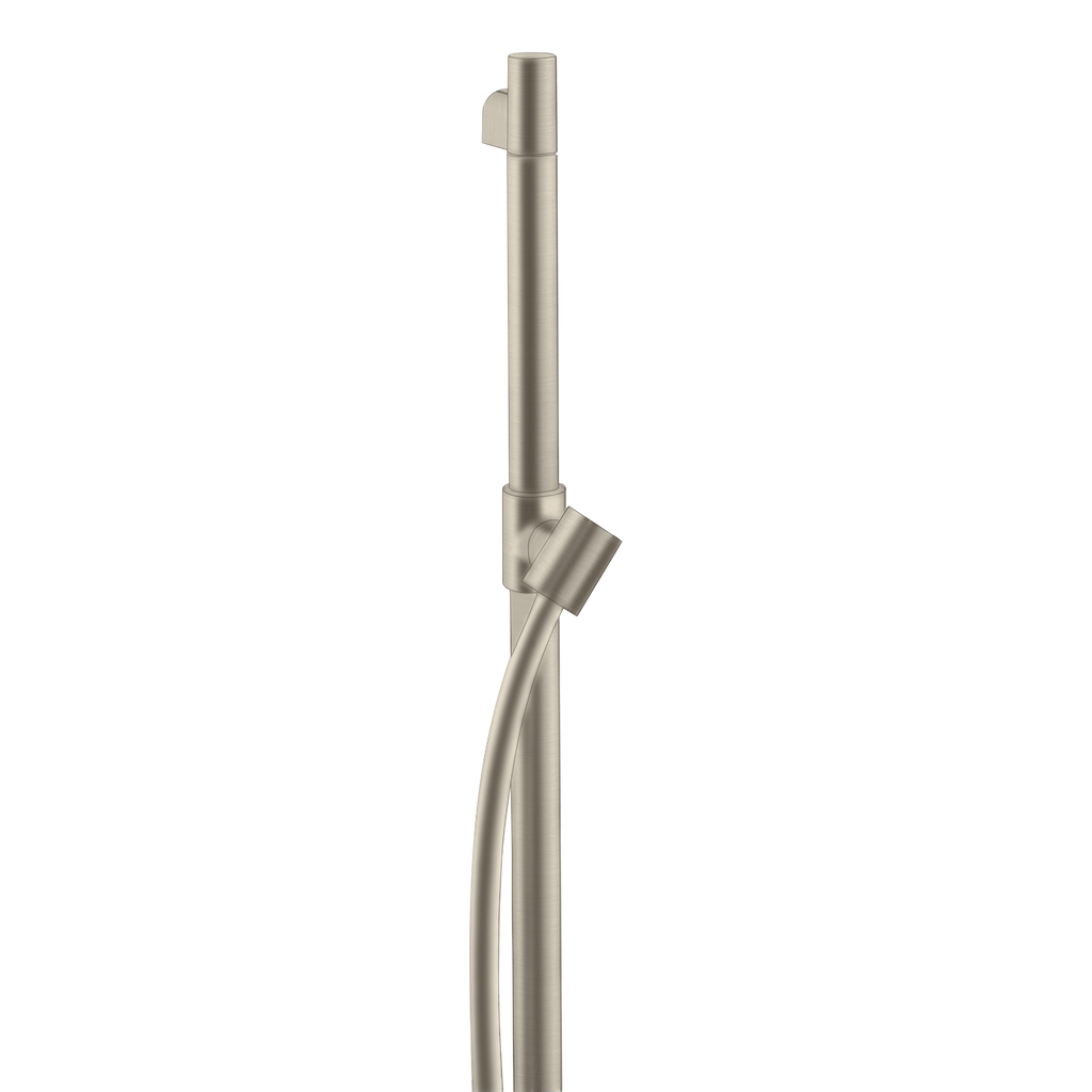 AXOR Starck Shower Bar 90 cm with 1,6 m Shower Hose from Brandt in Brushed Nickel finish