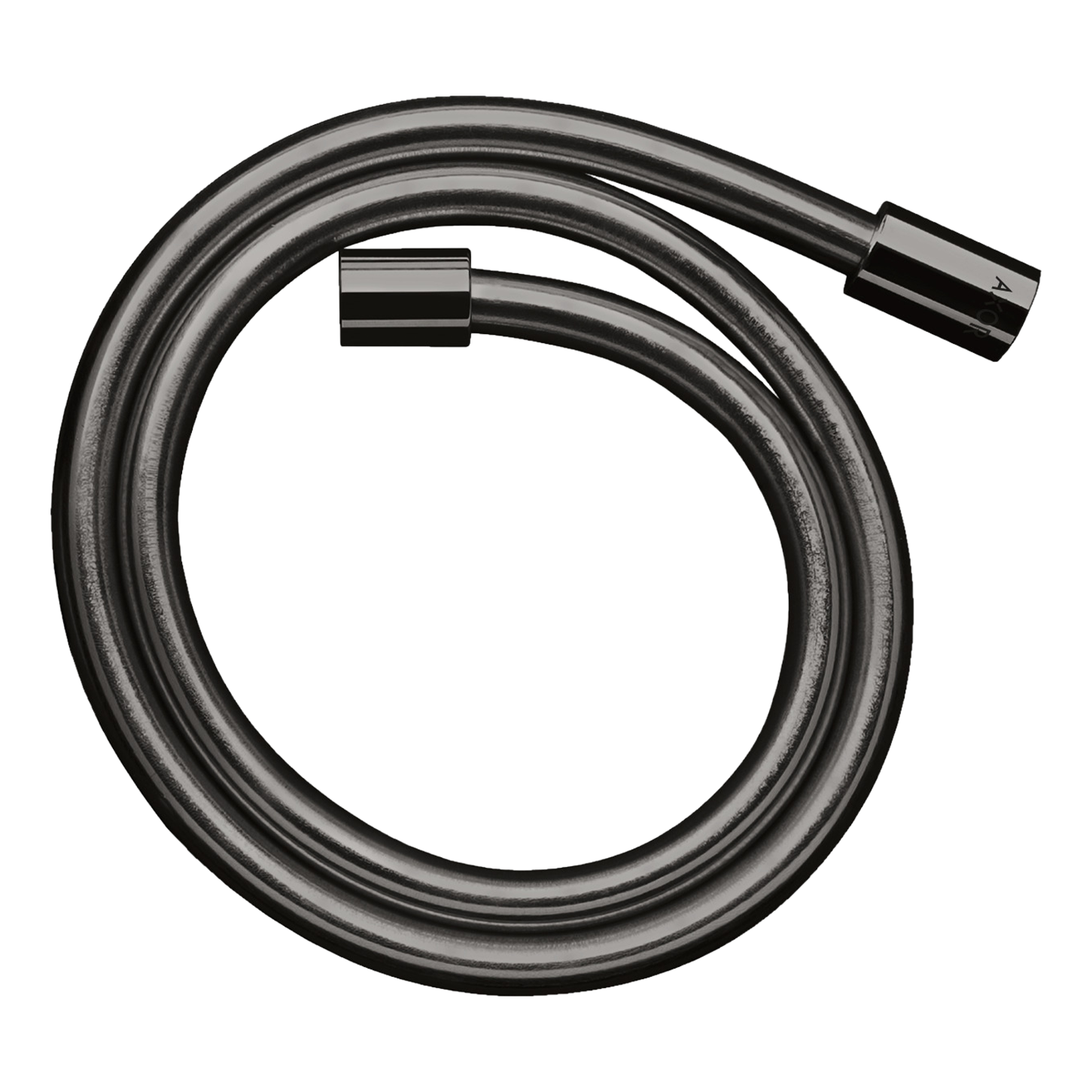 AXOR Starck Shower Hose with Metal Effect 1/2" 1,25 m from Brandt in Polished Black Chrome finish