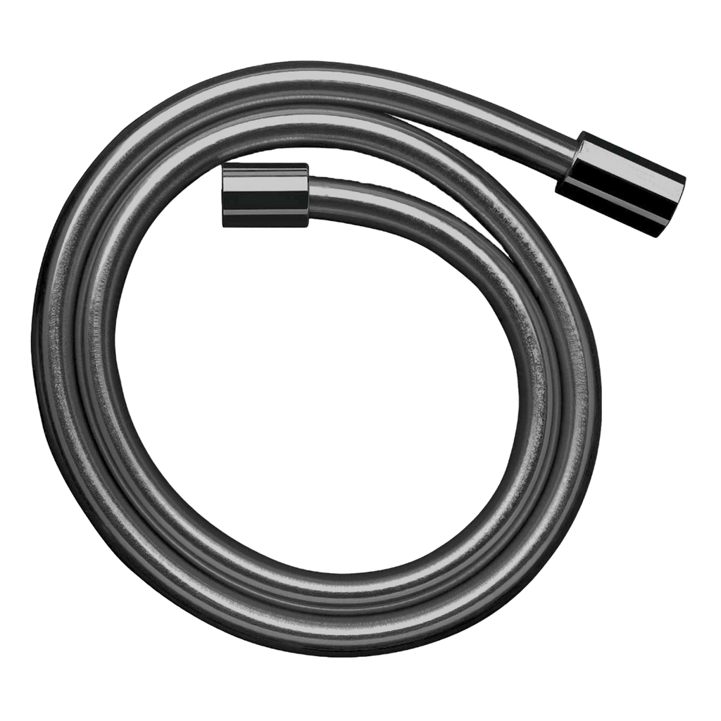 AXOR Starck Shower Hose with Metal Effect 1/2" 2 m from Brandt in Polished Black Chrome finish