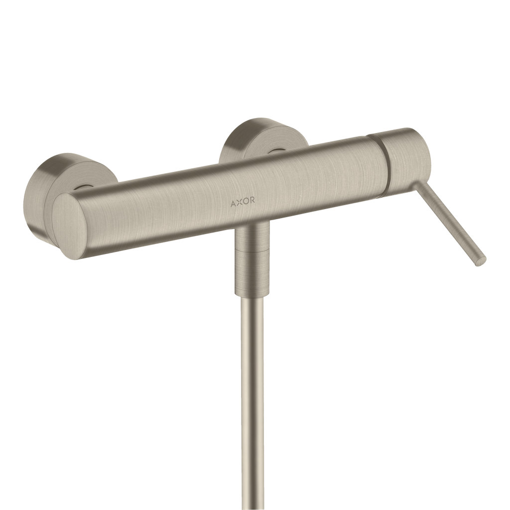 AXOR Starck Single Pin Handle Shower Mixer from Brandt in Brushed Nickel finish