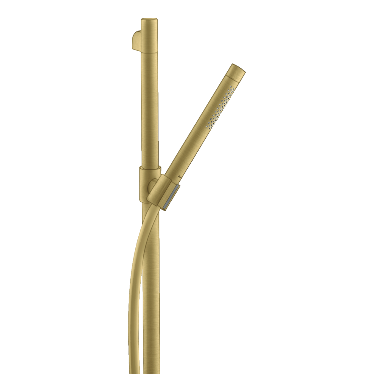AXOR Starck Shower Set 90 cm with Baton Hand Shower 2jet from Brandt in Brushed Brass finish