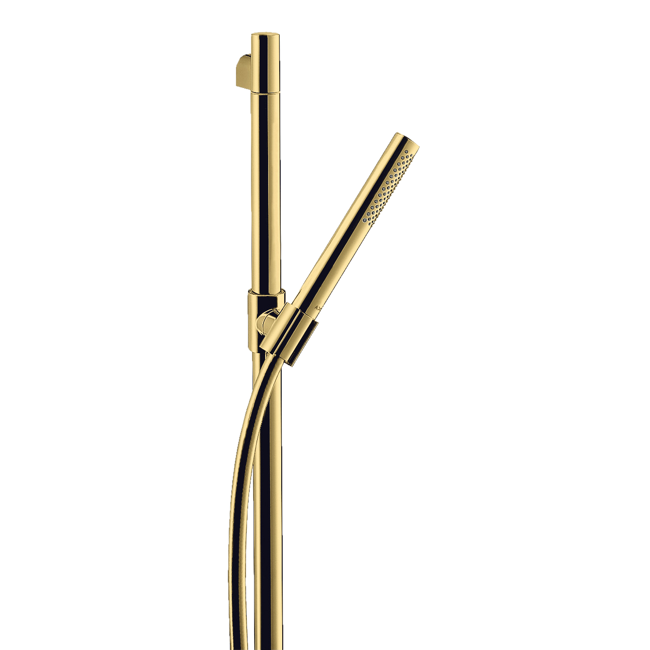 AXOR Starck Shower Set 90 cm with Baton Hand Shower 1jet EcoSmart from Brandt in Polished Gold Optic finish