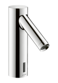 AXOR Starck Touchless Battery Operated Basin Mixer Faucet with Pre-Adjusted Temperature from Brandt in Chrome finish