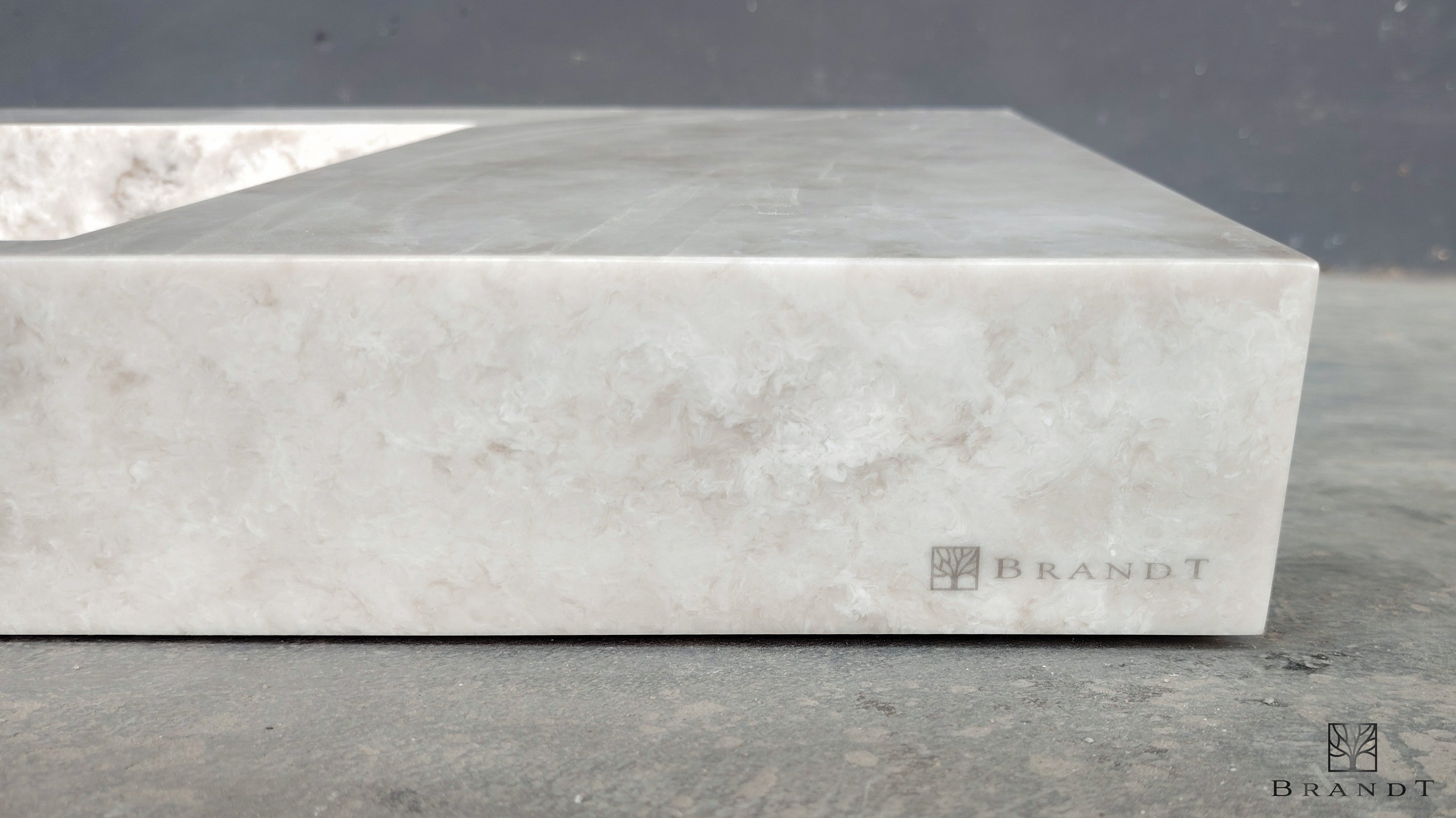 EDGE Basin 90 cm Nebula White